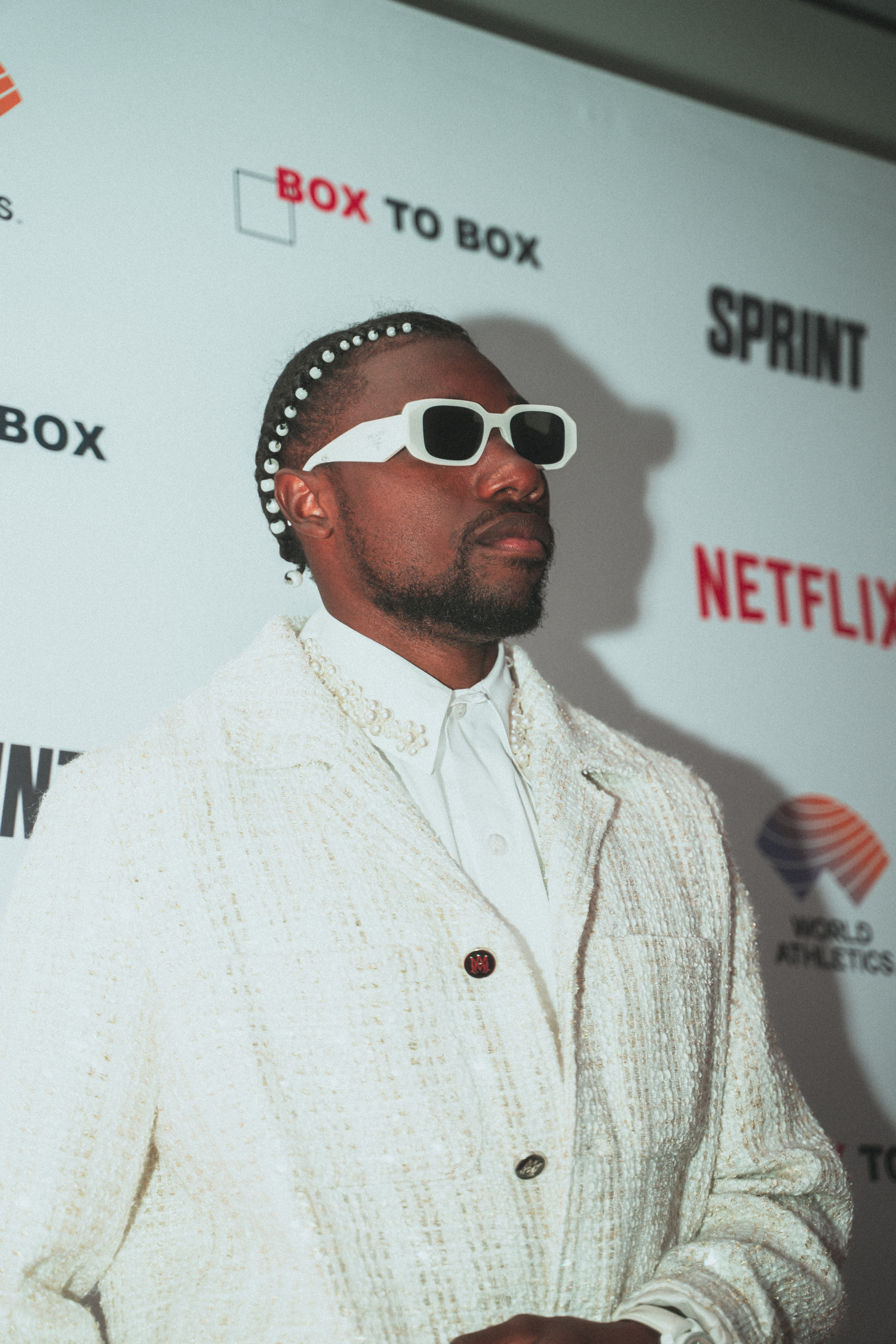 Out Injured, Noah Lyles Trades Spikes for Showbiz Role in Grand Budapest Party