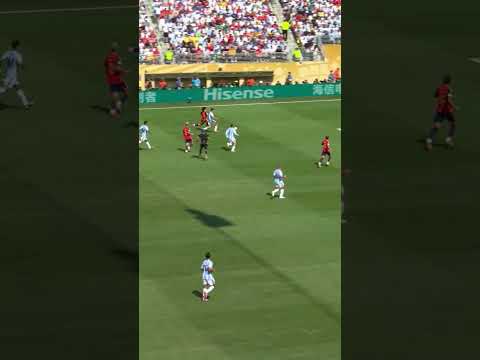 Cucurela shows some skills against Argentina. #FIFAWorldCupOnYT